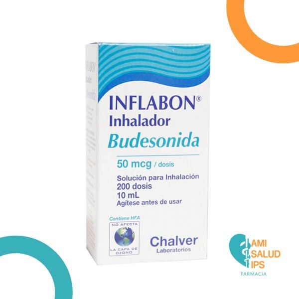BUDESONIDA 50MCG SOLUCION PARA INHALACION FCO*200 DOSIS INFLABON CHALVER