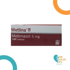 METIMAZOL 5MG C*100 TABLETAS METLINA SIGFRIED