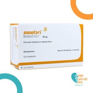 GLICOPIRRONIO BROMURO 50MCG C*30 CAP INH + DISP SEEBRI BREEZHALER - NOVARTIS
