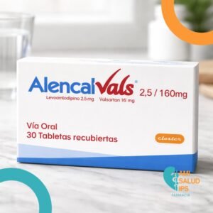 ALENCAL VALS LEVOAMLODIPINO + VALSARTAN 2.5MG+160MG C*30 TAB CLOSTER PHARMA