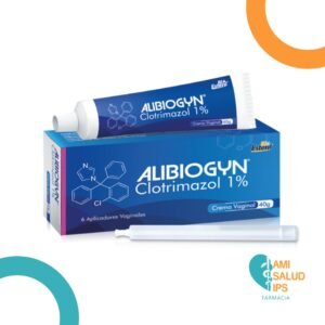 ALIBIOGYN CLOTRIMAZOL 1% CREMA VAGINAL TUB*40 G + 6 APLICADORES BIOSTERIL