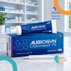 ALIBIOGYN CLOTRIMAZOL 1% CREMA VAGINAL TUB*40 G + 6 APLICADORES BIOSTERIL