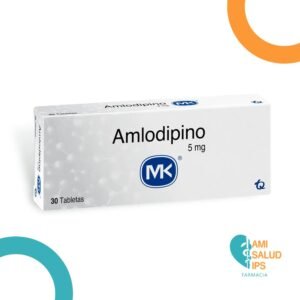 AMLODIPINO 5MG TABLETA MK