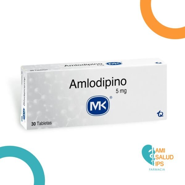 AMLODIPINO 5MG TABLETA MK