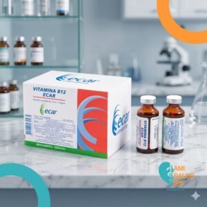 CIANOCOBOLAMINA VITAMINA B12 * 12 VIALES X 10ML ECAR