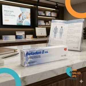 BETADUO DE 2ML  BETAMETASONA DIPROPIONATO + BETAMETASONA FOSFATO 10+4 JERINGA PRELLENADA PROCAPS