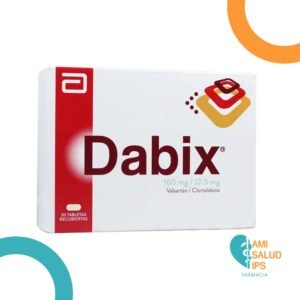 VALSARTAN + CLORTALIDONA (160+12.5) MG TABLETA RECUBIERTA DABIX