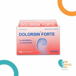 DOLORSIN FORTE CAFEINA + IBUPROFENO 65MG + 200MG C*32 CAPSULAS NOVAMED