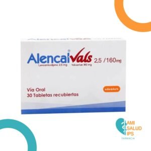 ALENCAL VALS LEVOAMLODIPINO + VALSARTAN 1.5MG+160MG C*30 TAB CLOSTER PHARMA