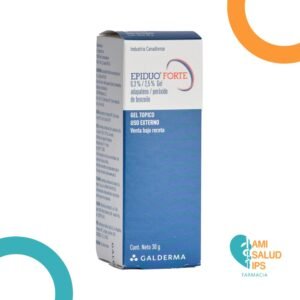 EPIDUO FORTE ADAPALENO 0.3% + PEROXIDO DE BENZOILO 2.5% GEL TOPICO FRASCO X 30G GALDERMA