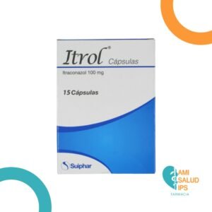 ITRACONAZOL 100MG CAJA X 15 CAPSULAS ITROL SUIPHAR