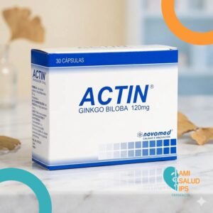 ACTIN GINKGO BILOBA 120MG C*30 CAPSULAS NOVAMED