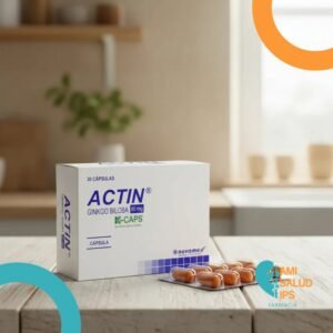 ACTIN GINKGO BILOBA 80MG C*30 CAPSULAS NOVAMED