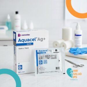 AQUACEL AG+ EXTRA 15CM*15CM C*5 APOSITOS REF:413568 - CONVATEC