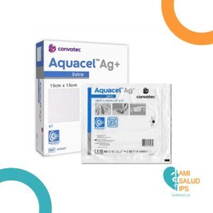 AQUACEL AG+ EXTRA 15CM*15CM C*5 APOSITOS REF:413568 - CONVATEC