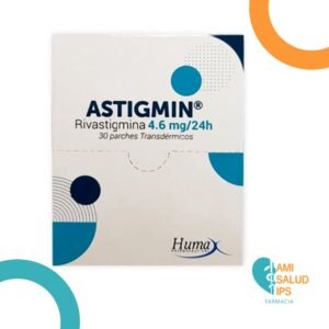 ASTIGMIN 4.6/24H RIVASTIGMINA 9MG C*30 PARCHES TRANSDERMICOS HUMAX