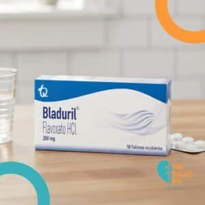 BLADURIL FLAVOXATO HCL 200MG C*10 TABLETAS TECNOQUIMICAS