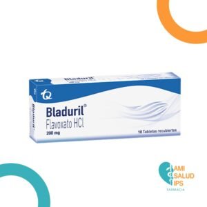BLADURIL FLAVOXATO HCL 200MG C*10 TABLETAS TECNOQUIMICAS