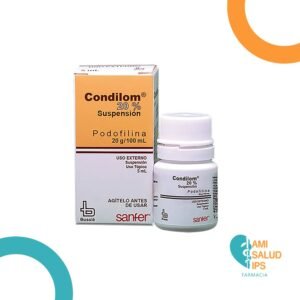 CONDILOM PODOFILINA 20G/100ML SUSPENSION TOPICA FRASCO X 5ML BUSSIE