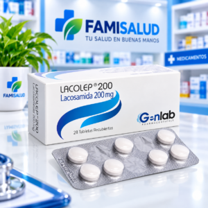 LACOLEP 200 LACOSAMIDA 200MG C*28 TAB RECUBIERTAS GENLAB