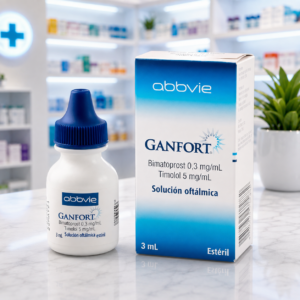 GANFORT BIMATOPROST+TIMOLOL 0.03%+0.5% SOL OFT GTS FCOX3ML ABBVIE