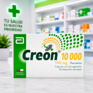 CREON 10000 PANCREATINA 150MG C*20 CAPSULAS DE LIBERACION RETARDA ABBOTT