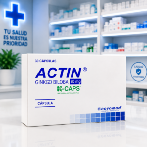 ACTIN GINKGO BILOBA 80MG C*30 CAPSULAS NOVAMED