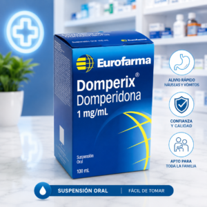 DOMPERIX DOMPERIDONA 1MG/ML SUSPENSION ORAL FRASCO*100ML EUROFARMA