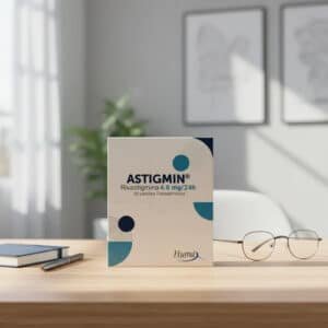 ASTIGMIN 4.6/24H RIVASTIGMINA 9MG C*30 PARCHES TRANSDERMICOS HUMAX