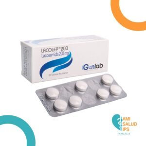 LACOLEP 200 LACOSAMIDA 200MG C*28 TAB RECUBIERTAS GENLAB