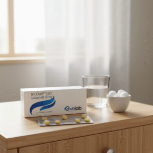 LACOLEP 100 LACOSAMIDA 100MG C*28 TAB RECUBIERTAS GENLAB