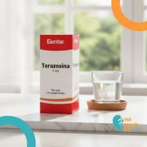 TERAZOSINA 5MG CAJA * 14 COMPRIMIDOS GENFAR