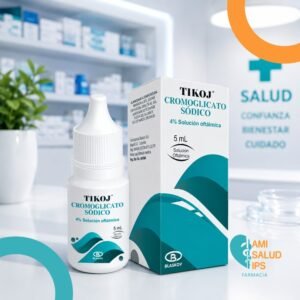 TIKOJ CROMOGLICATO DE SODIO 4% SOLUCION OFTALMICA FCO*5ML BLASCOV
