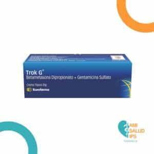 TROK G BETAMETASONA + GENTAMICINA 0.05G+0.1G CREMA TOPICA TUBO *20 G EUROFARMA