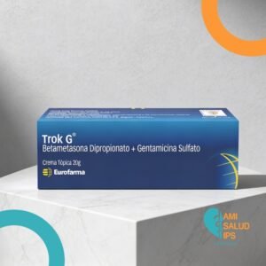 TROK G BETAMETASONA + GENTAMICINA 0.05G+0.1G CREMA TOPICA TUBO *20 G EUROFARMA
