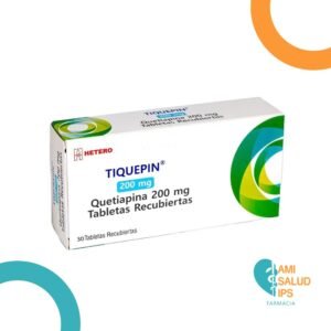 TIQUEPIN QUETIAPINA 200MG C*30 TAB HETERO
