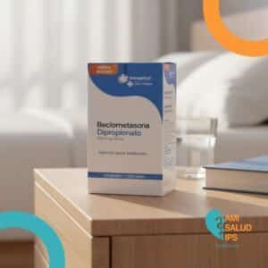 BIOSYNTEC BECLOMETASONA 250MCG/DOSIS SUSPENSION PARA INHALACION BUCAL INHALADOR*200 DOSIS FAES FARMA