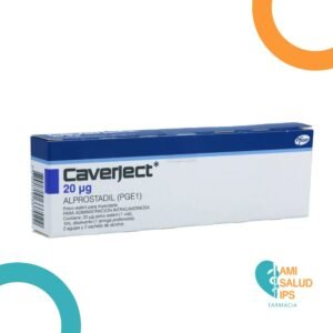 CAVERJECT UROLOGICO ALPROSTADIL 20MCG POL INY 1 VIAL+DIL PFIZER