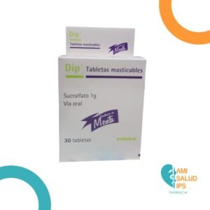 DIP MENTA SUCRALFATO 1G C*30 TABLETAS MASTICABLES MERCK