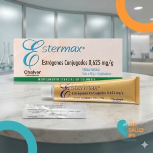 ESTERMAX ESTROGENOS CONJUGADOS 0.625MG/G CREMA VAGINAL TUBO*40G+APLICADORES CHALVER