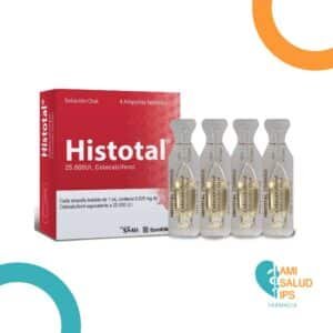 HISTOTAL VITAMINA D3 25.000UI/ML C*4 AMPOLLAS BEBIBLES EUROETIKA