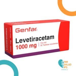 LEVETIRACETAM 1000MG C*30 TABLETAS RECUBIERTAS GENFAR