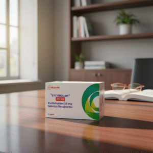 ESCITROLAM 20 ESCITALOPRAM 20MG C*30 TABLETAS HETERO