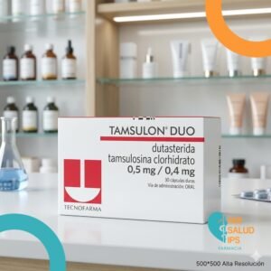TAMSULON DUO TAMSULOSINA + DUTASTERIDA (0.4+0.5) MG C*30 CAPSULAS DURAS TECNOFARMA