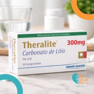 THERALITE CARBONATO DE LITIO 300MG C*50 COMPRIMIDOS DELBERT