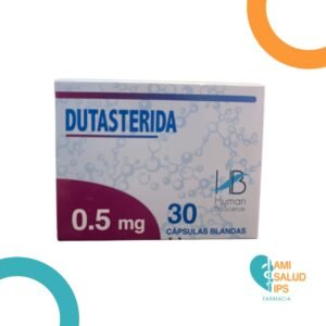 DUTASTERIDA 0.5MG C*30 CAPSULAS BLANDAS HUMAN BIOSCIENCE
