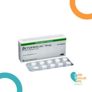 BETOPROLOL METOPROLOL TARTRATO 50MG C*30 TABLETAS ROPSOHN