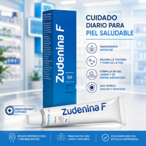 ZUDENINA F ADAPALENO 0.3% GEL TOPICO TUBO*30G MEDIHEATH