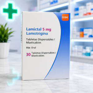 LAMICTAL LAMOTRIGINA 5MG FCO*30 TABLETAS DISPERSABLES / MASTICABLES GLAXOSMITHKLINE