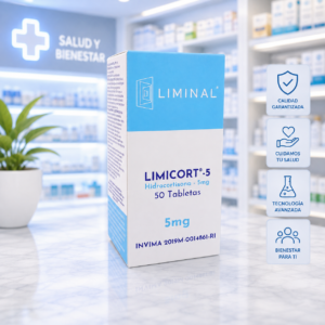 LIMICORT - 5 HIDROCORTISONA 5MG FCO*50 TABLETAS LIMINAL